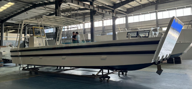 11m Aluminum Cargo Work Passenger Transport Landing Craft Boat For Sale