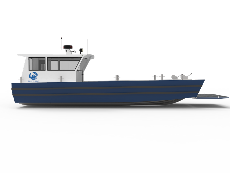 11x4m Flat Aluminum Landing Craft For Sale