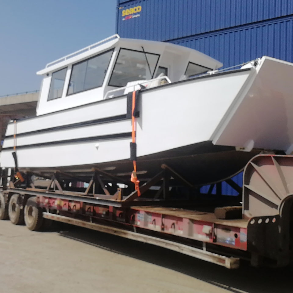 9m Landing Craft Aluminum Boat Carrying 5 Ton Landing Craft with Cabin 