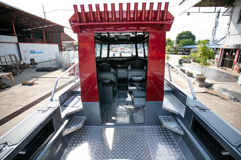 25ft 7.5m Luxury Yacht High Speed Cabin Cruisers Aluminum Fishing Boat
