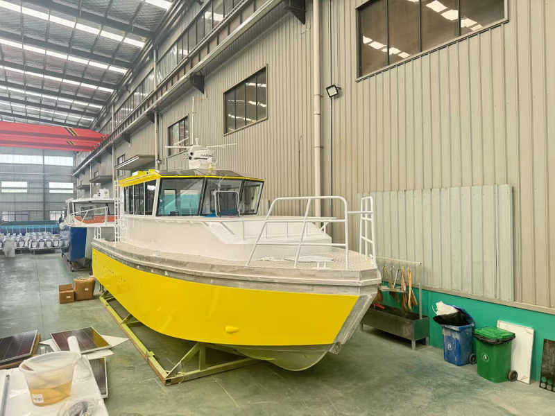 9m aluminum high speed rescue boat fire fighting boat landing craft for sale