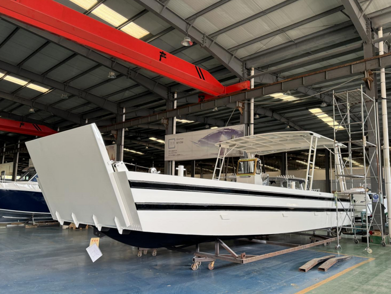11m Aluminum Cargo Work Passenger Transport Landing Craft Boat For Sale