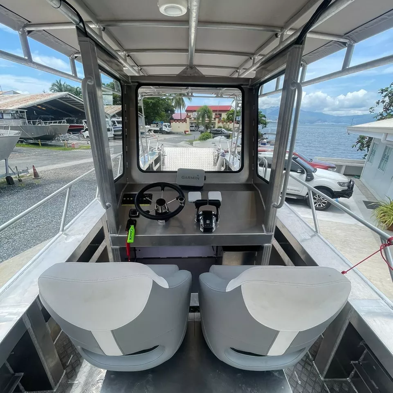26 Ft Landing Craft Aluminum Cargo Boat Two 300 hp engines can be installed Aluminum Landing Craft 7.9 Meters Landing Craft Aluminum Cargo Boat for Sale