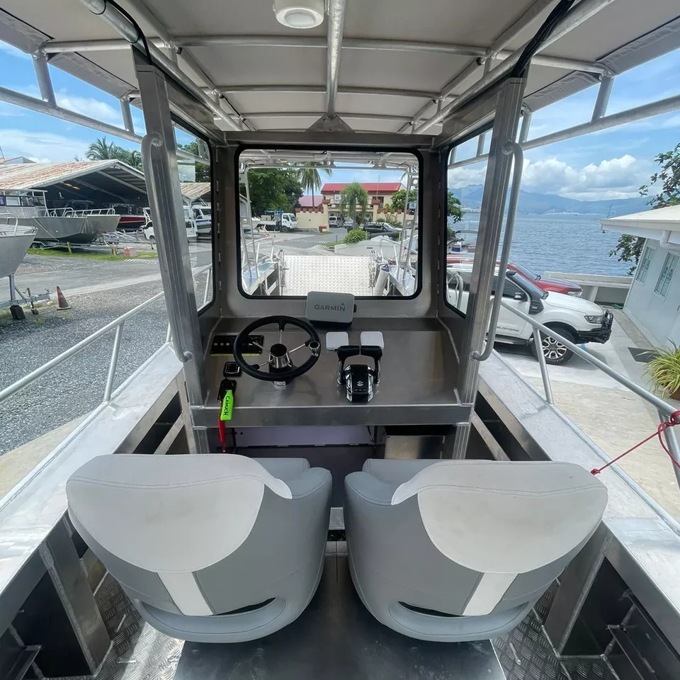 26 Ft Landing Craft Aluminum Cargo Boat Two 300 hp engines can be installed Aluminum Landing Craft 7.9 Meters Landing Craft Aluminum Cargo Boat for Sale