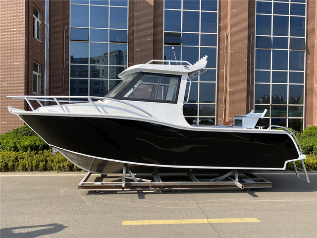 6.25m 21ft yacht luxury speed boat aluminium cuddy cabin fishing boat for sale