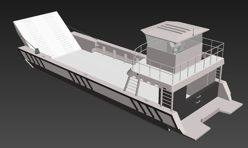 ALLSEALIONBOAT 14m Aluminum Landing Craft Barge for Sale