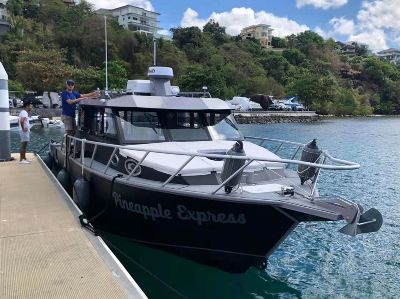 11.6m /38ft lifestyle aluminum Fishing boat for diving whale watching tourism
