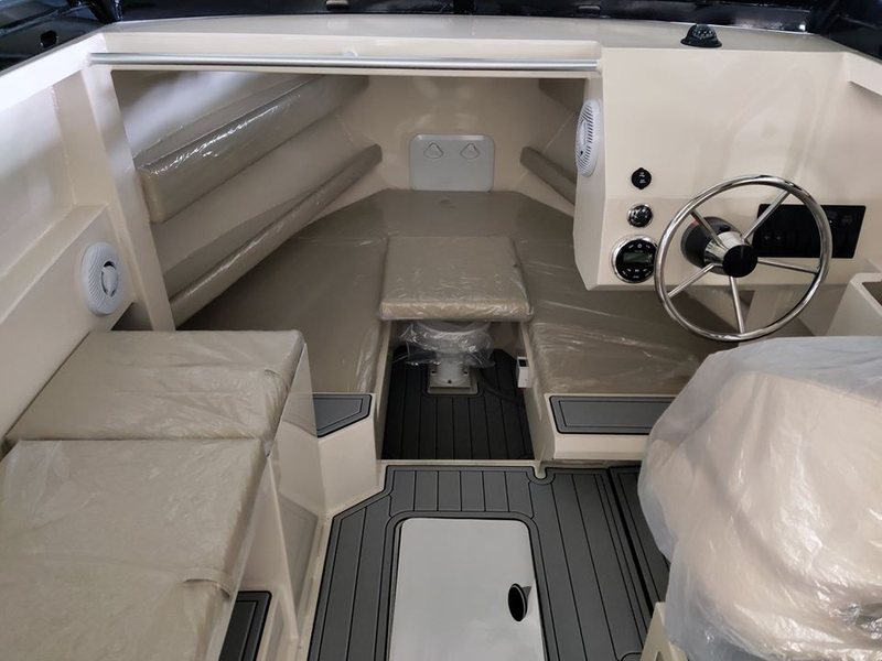 Fishing Boat for Sale High Speed Deep V Hull Cabin Cruising Aluminum 7.5m 25ft Allsealion Boat 