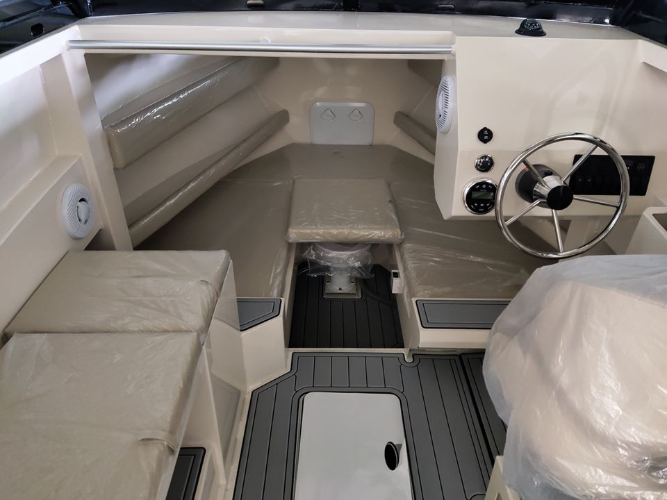 Fishing Boat for Sale High Speed Deep V Hull Cabin Cruising Aluminum 7.5m 25ft Allsealion Boat 