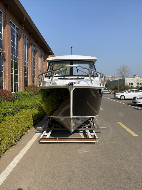 6.25m 21ft yacht luxury speed boat aluminium cuddy cabin fishing boat for sale