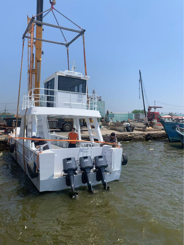 Australian Standard Aluminum Boats For Sale 12m Fully Welded Sea Water Landing Craft