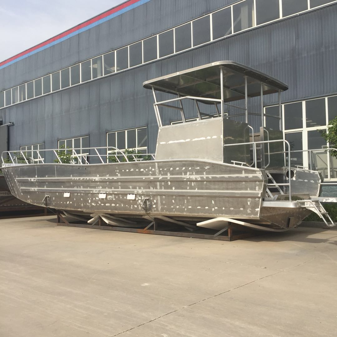 CE Certified 10m Landing Craft Aluminium Boat Cargo Ship for 25 Passengers And 5 Tons Loading