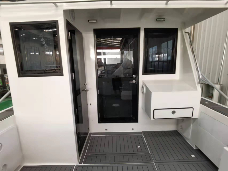 36ft 11m Family Use Center Cabin Luxury Yacht Outboard Motor Aluminum Fishing Boat 