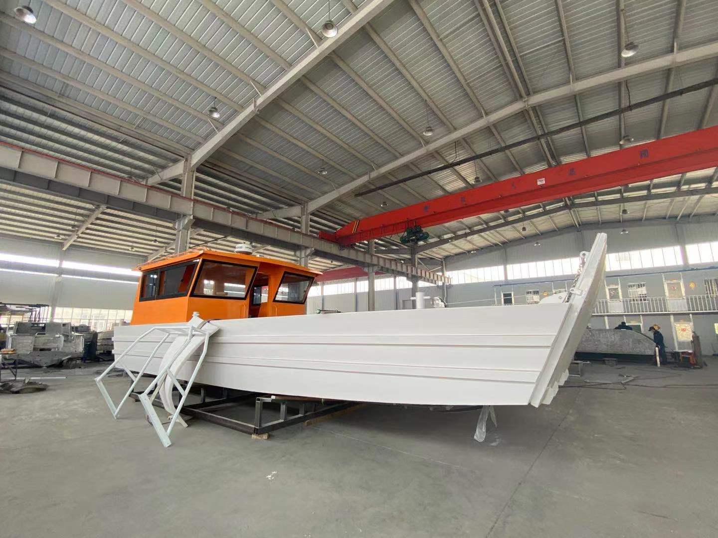 11m landing craft with closed wheelhouse