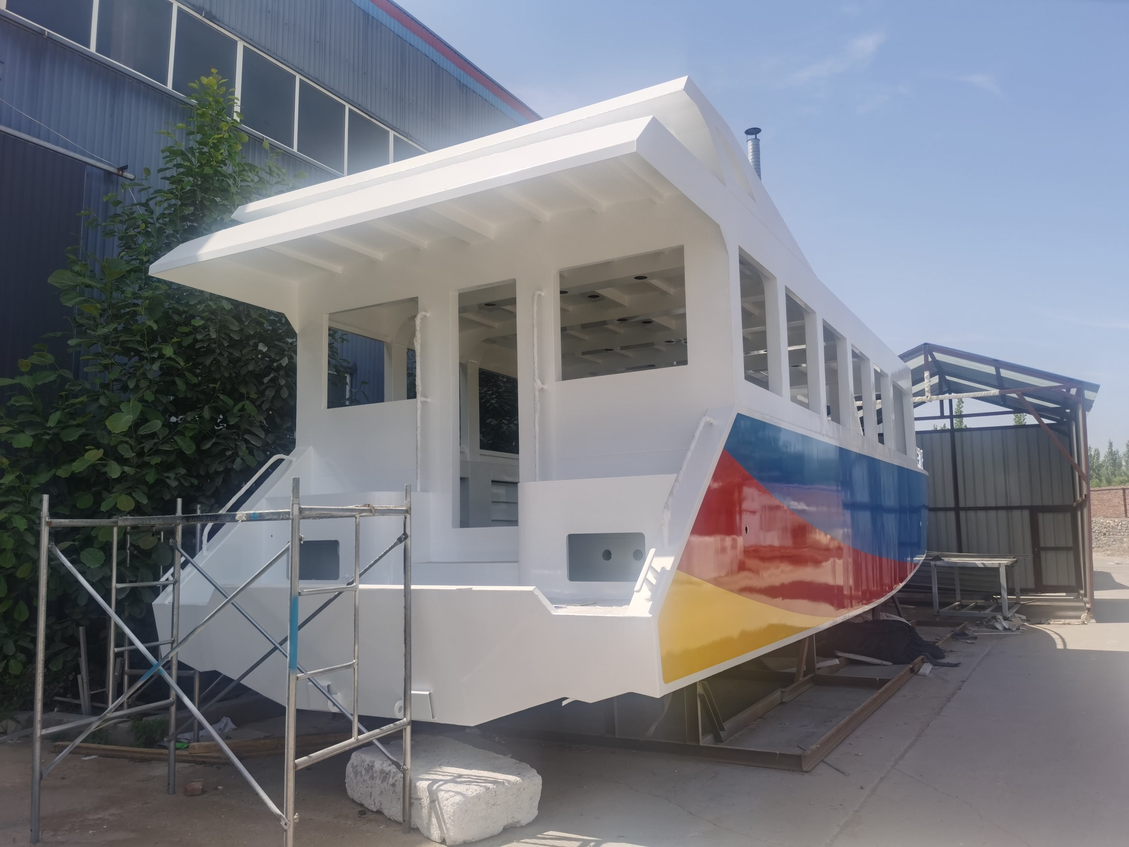 15m Aluminum Open Sea Cargo Ship Barge Boat Landing Craft for Sale