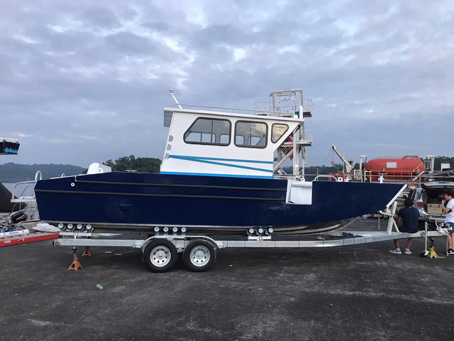 6m 20FT All Welded Aluminum Landing Craft Load Cargo Working Boat