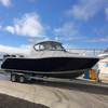 Factory Direct 27 ft Aluminum Fishing Boat with Durable Outboard Motor for River Fishing and Water Sports