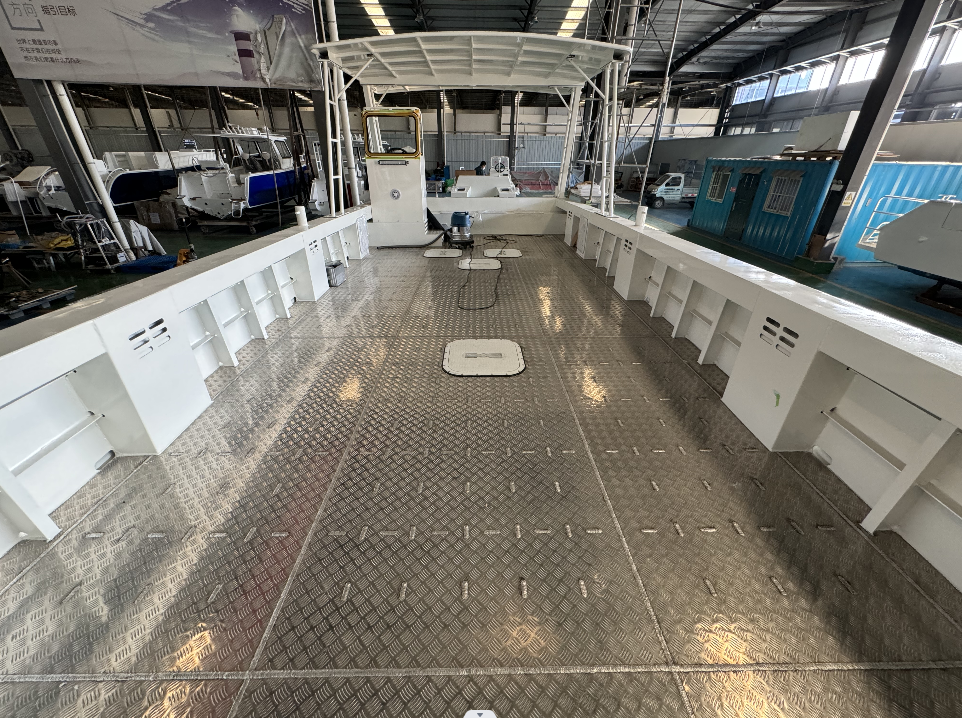 11m Aluminum Cargo Work Passenger Transport Landing Craft Boat For Sale
