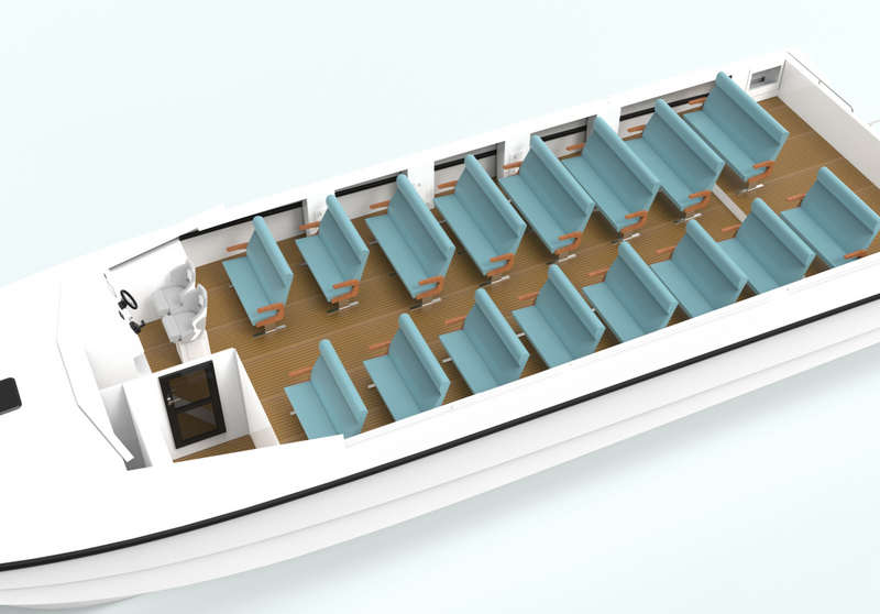 16m Aluminum Yachts Luxury Fishing Catamaran Passenger Yacht Boat With Motor