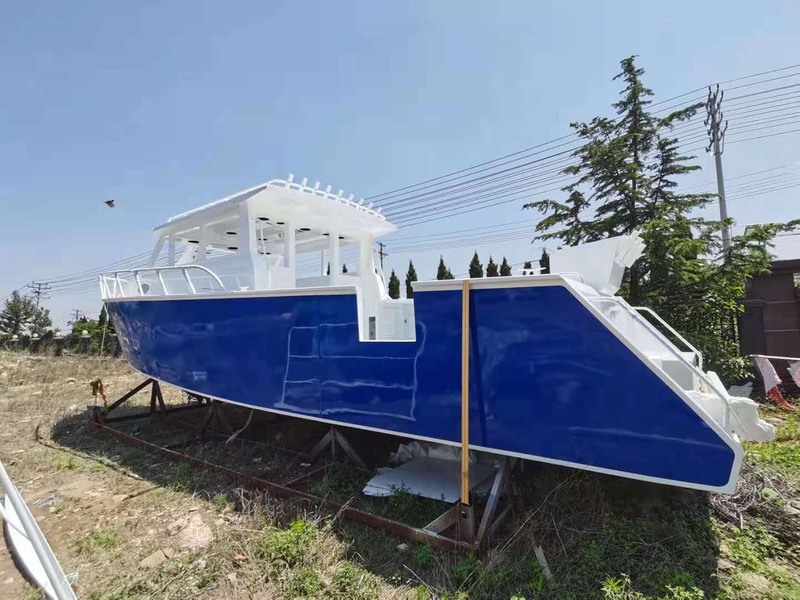 Fishing Boat for Sale High Speed Deep V Hull Cabin Cruising Aluminum 11m Allsealion Boat Sport Yacht OUTBOARD