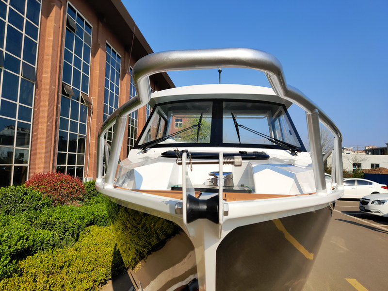 6.25m 21ft yacht luxury speed boat aluminium cuddy cabin fishing boat for sale