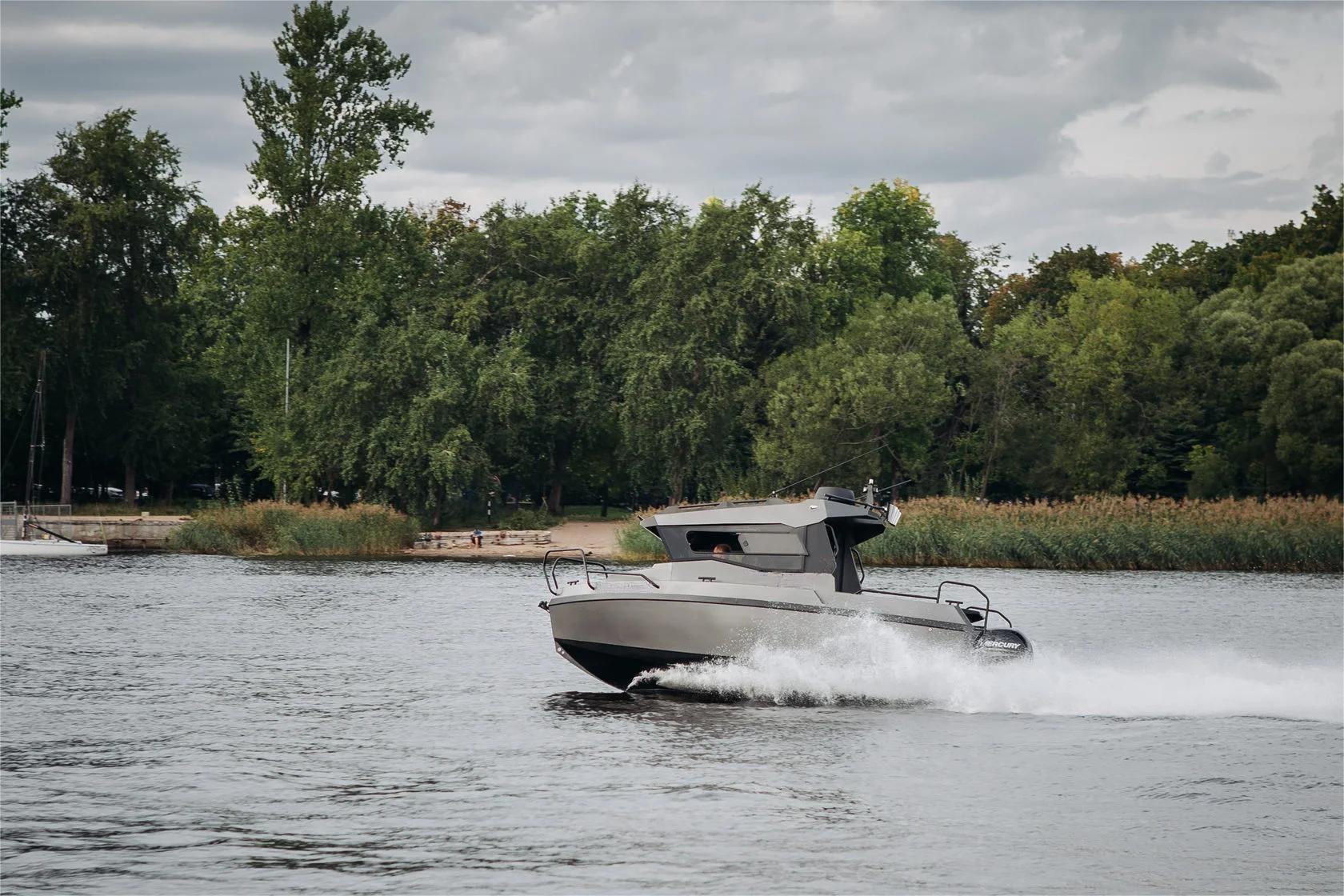Bladecraft 8.4m Aluminum Boat NEW Style Welded Aluminum Hard Top Fishing Working Patrol Boat With Cabins