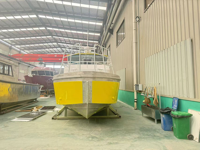 9m aluminum high speed rescue boat fire fighting boat landing craft for sale