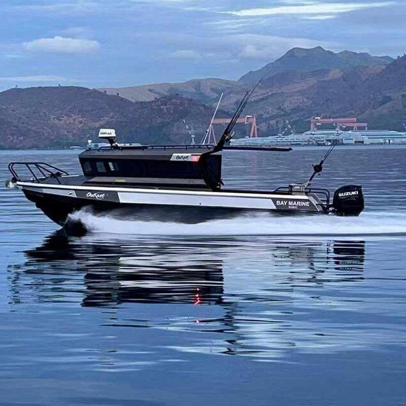 9m V Hull And Pontoon Cuddy Cabin Luxury Yacht Aluminium Fishing Boat