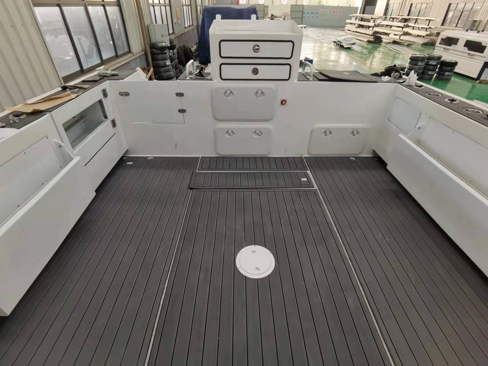 36ft 11m Family Use Center Cabin Luxury Yacht Outboard Motor Aluminum Fishing Boat 