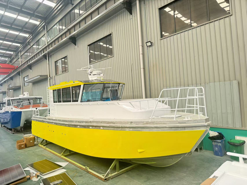 9m aluminum high speed rescue boat fire fighting boat landing craft for sale