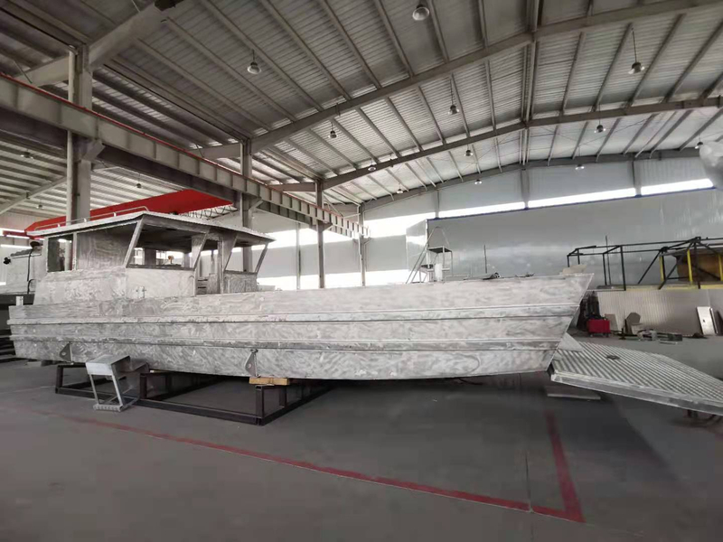 High Level Customization Luxury 11m 36ft Aluminum Welded LCT Working Boat with CE Certificated