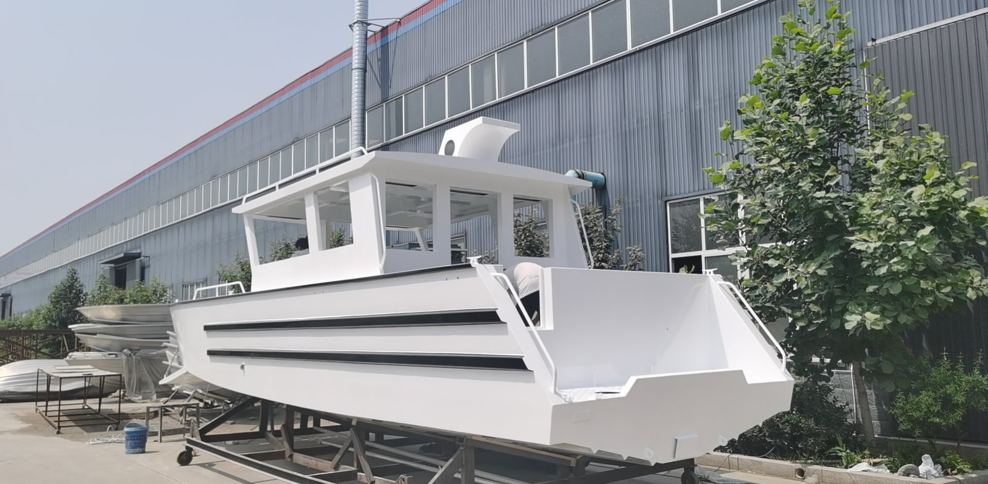 30ft 9m Aluminum 3 Tons Payload Island Hoping Speed Cabin Work Boat Fishing Boat Landing Craft for Sale