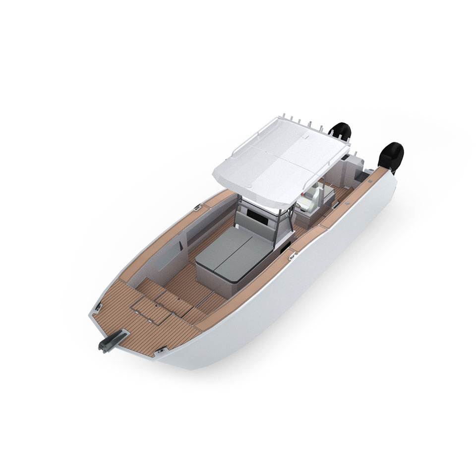 7.9m Catamaran Center Console