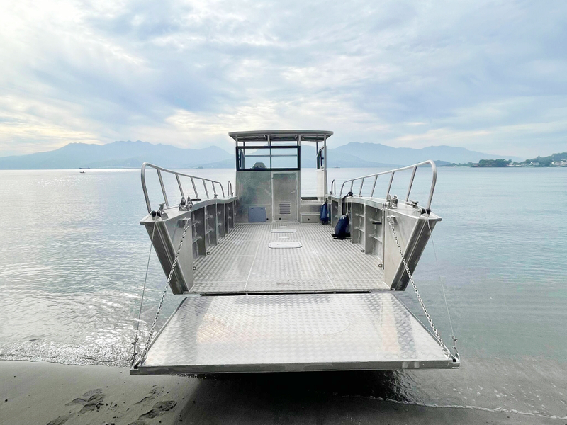 10m Aluminum Cargo Landing Craft Barge 