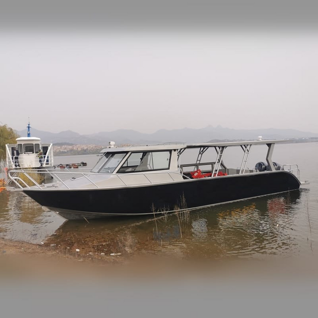 12.6m Passenger Ship Commercial Vessel Aluminum Diving Boat Customs Cruiser Boat