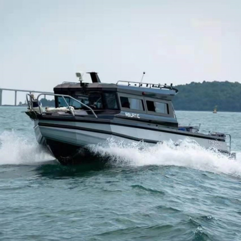 9m V Hull And Pontoon Cuddy Cabin Luxury Yacht Aluminium Fishing Boat