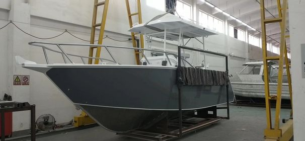 7.5m Plate Center Console Aluminum Fishing Boat for sale