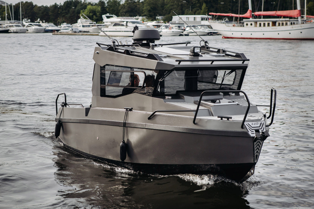 Bladecraft 8.4m Aluminum Boat NEW Style Welded Aluminum Hard Top Fishing Working Patrol Boat With Cabins