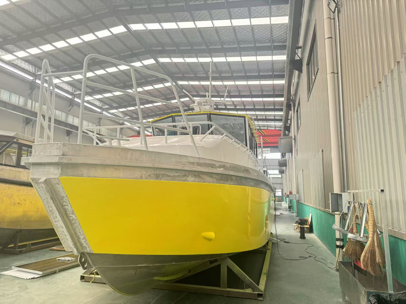 9m aluminum high speed rescue boat fire fighting boat landing craft for sale