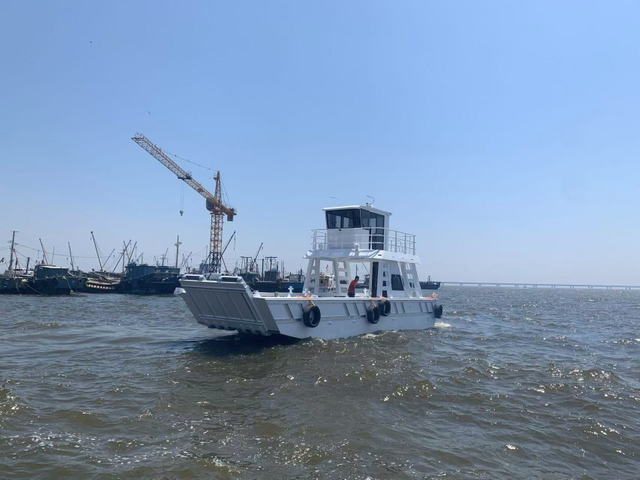 39ft CE Certification 12m Aluminium Landing Craft Barge 40ft 12m Landing Craft Double-Deck Cockpit working boat Barge 