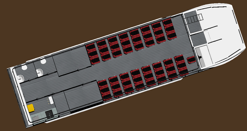 17.6m Aluminum Alloy Passenger Boat Passenger Ship
